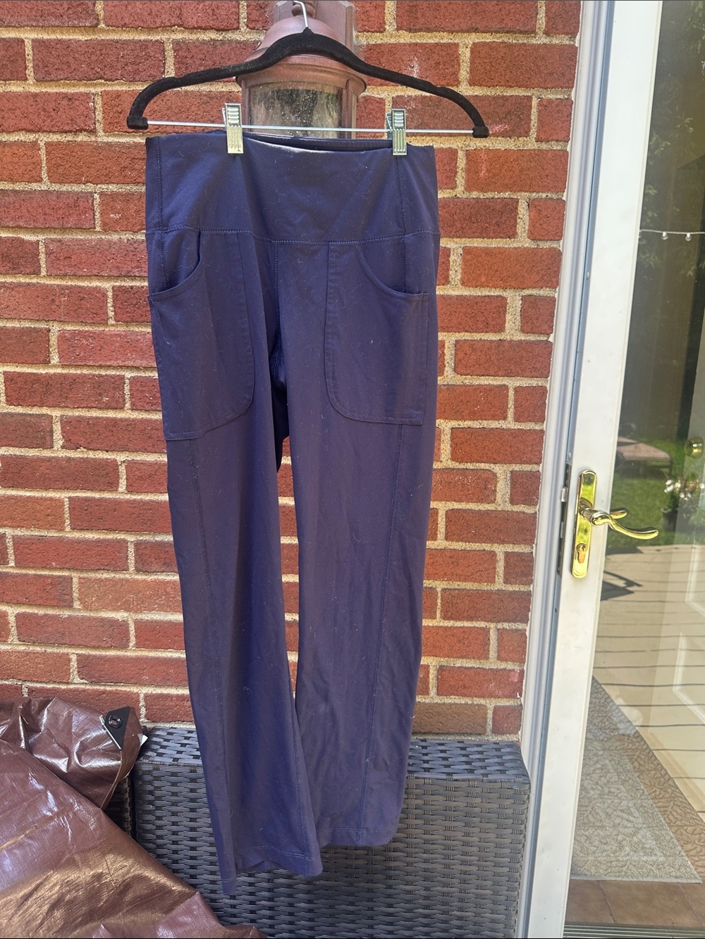 Women’s Jofit Golf Athletic is lNavy Wide-Leg Pull-On Pants with Front Pockets